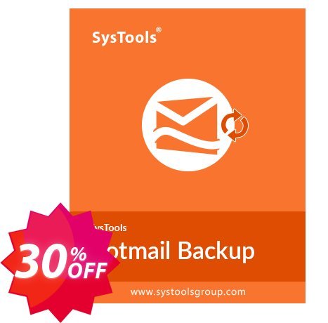 Systools Hotmail Backup, 100 Users  Coupon code 30% discount 