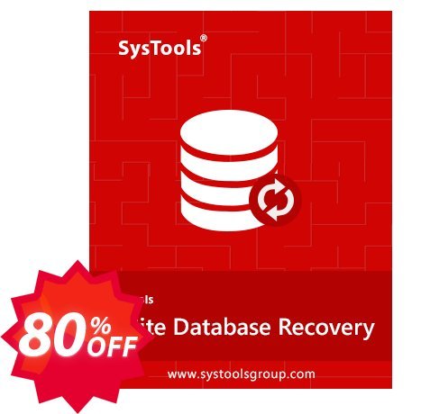 SysTools SQLite Recovery, Enterprise Plan  Coupon code 80% discount 