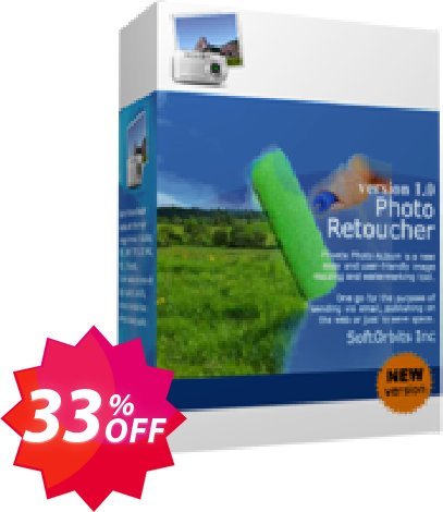 SoftOrbits Photo Retoucher Coupon code 33% discount 
