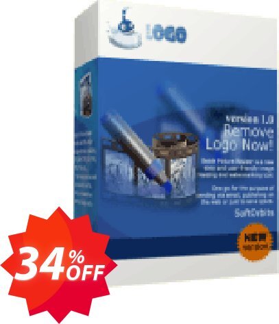 SoftOrbits Remove Logo Now Coupon code 34% discount 