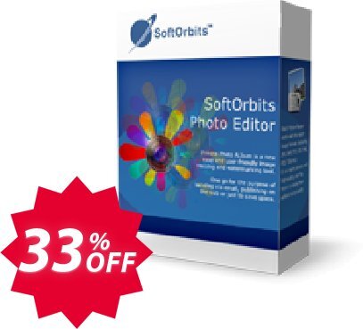 SoftOrbits Simple Photo Editor Coupon code 33% discount 