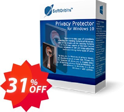 Privacy Protector for WINDOWS 10 - Business Plan Coupon code 31% discount 