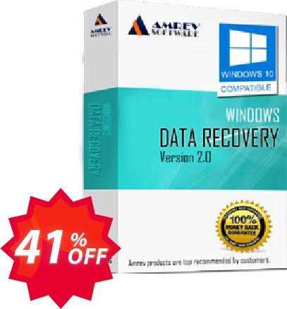 Amrev Data Recovery Software Coupon code 41% discount 