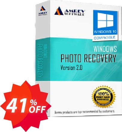 Amrev Photo Recovery Software Coupon code 41% discount 