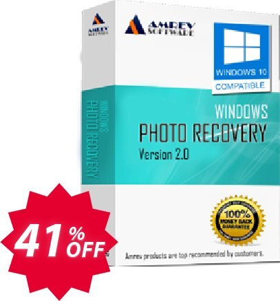 Amrev Photo Recovery Software Coupon code 41% discount 