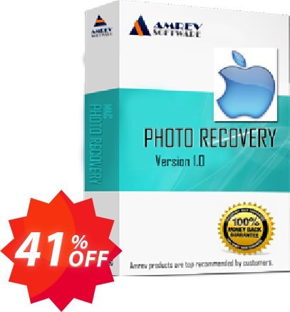 Amrev Photo Recovery Software, for MAC  Coupon code 41% discount 