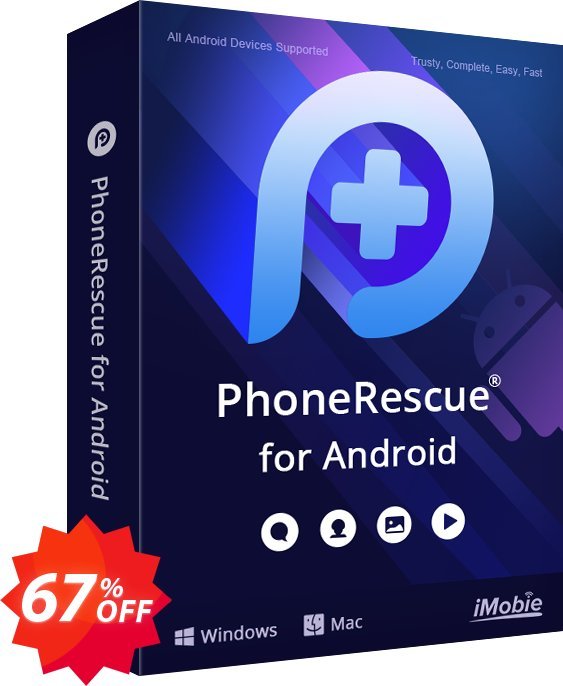 PhoneRescue for Android MAC, Yearly Plan  Coupon code 67% discount 
