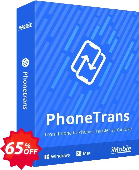 PhoneTrans for MAC, 1-Year Plan  Coupon code 65% discount 