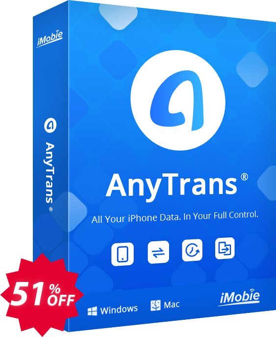 AnyTrans Lifetime Plan Coupon code 51% discount 