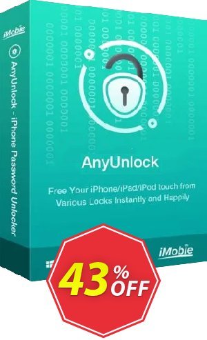 AnyUnlock - Remove Screen Time - 1-Year/5 Devices Coupon code 43% discount 