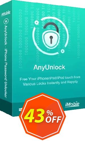 AnyUnlock - iDevice Verification - One-Time Purchase/5 Devices Coupon code 43% discount 