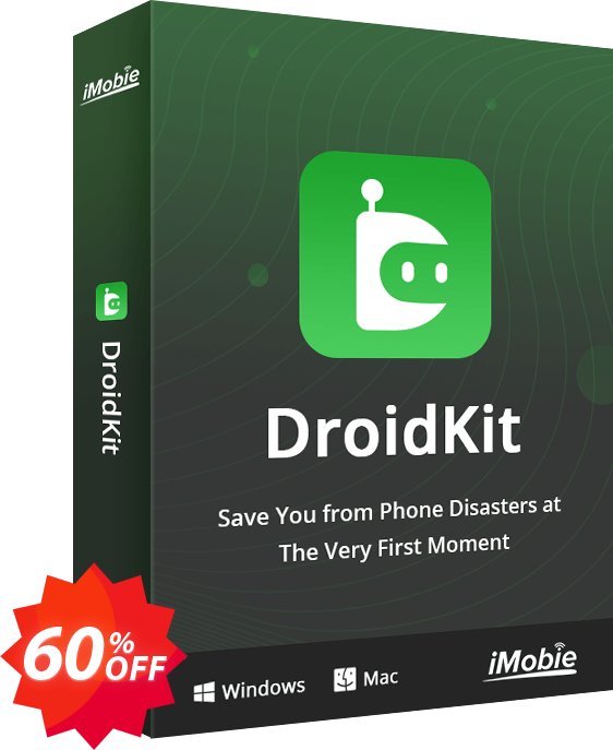 DroidKit - Data Recovery, One-Time  Coupon code 60% discount 