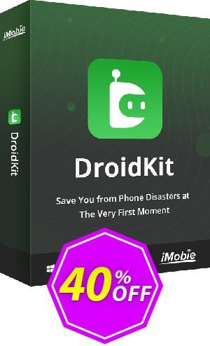 DroidKit - Data Recovery - 1-Year/10 Devices Coupon code 40% discount 