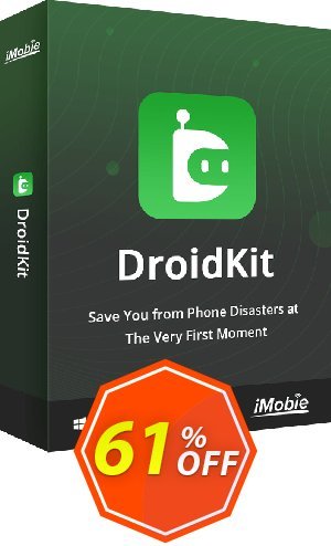 DroidKit - System Reinstall, One-Time  Coupon code 61% discount 