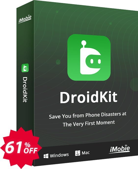 DroidKit - System Reinstall, One-Time  Coupon code 61% discount 