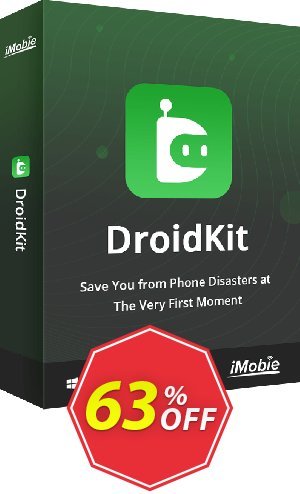 DroidKit - System Cleaner, 1-Year  Coupon code 63% discount 