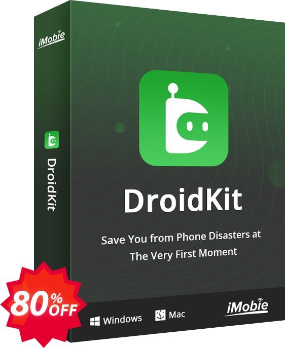 DroidKit - Full Toolkit, 1-Year  Coupon code 80% discount 