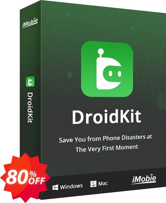 DroidKit - Full Toolkit, 1-Year  Coupon code 80% discount 