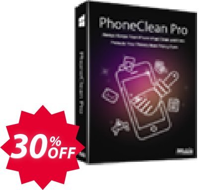 PhoneClean Pro, business lifetime Plan  Coupon code 30% discount 