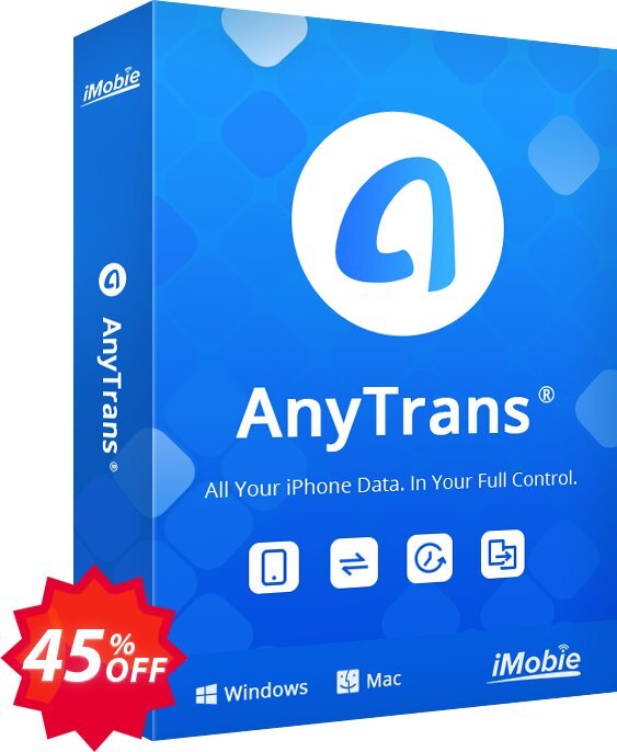 AnyTrans for MAC Family Plan Coupon code 45% discount 