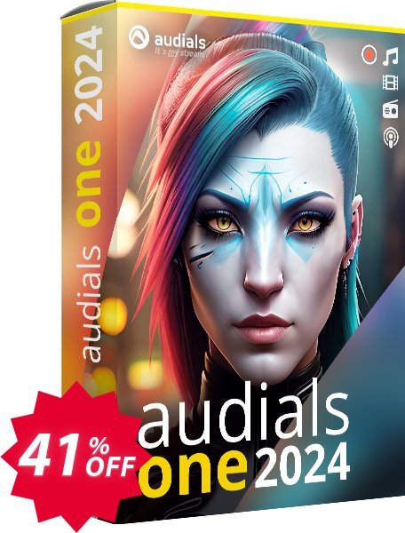 Audials One 2024 Coupon code 41% discount 