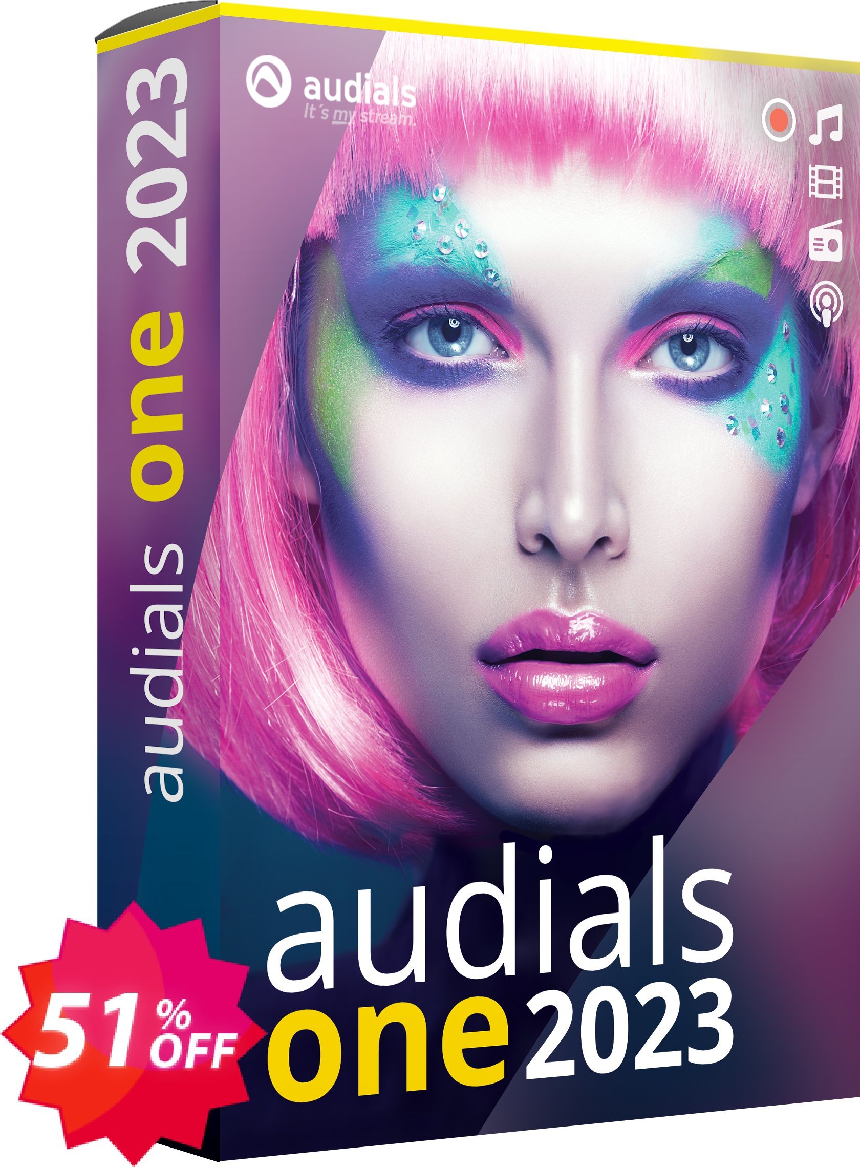 Audials Gold subscription Yearly Coupon code 51% discount 