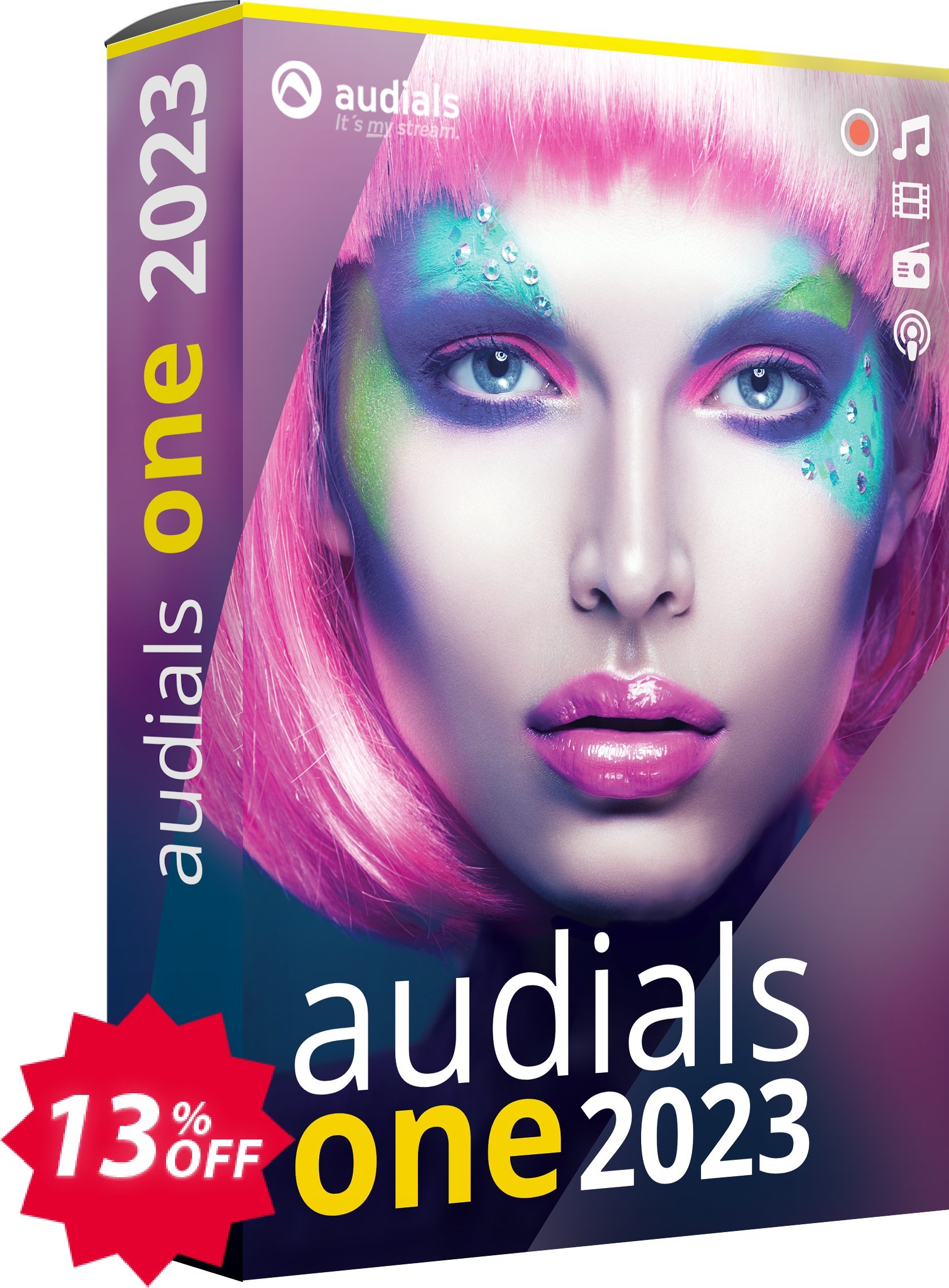 Audials Gold subscription Monthly Coupon code 13% discount 