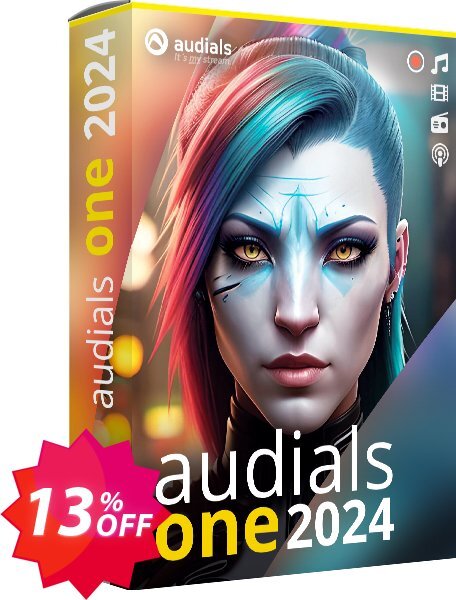 Audials Gold subscription Monthly Coupon code 13% discount 