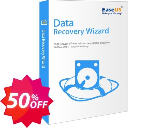 EaseUS Data Recovery Wizard Technician, 2 years  Coupon code 50% discount 