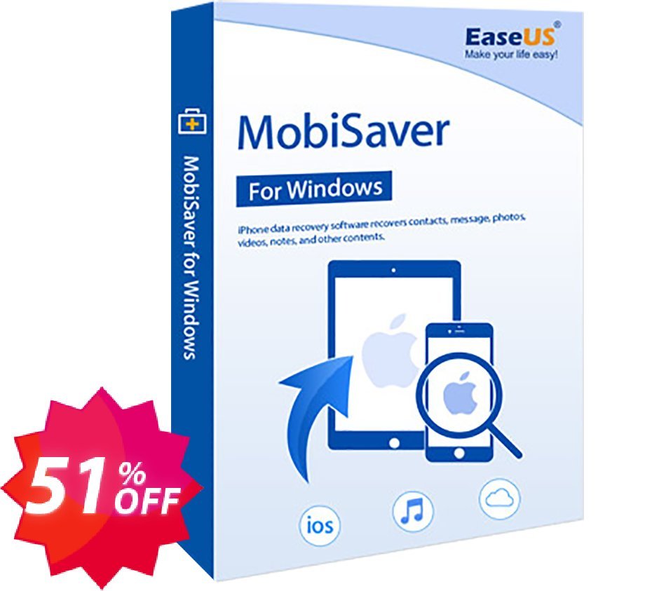 EaseUS MobiSaver Pro Coupon code 51% discount 