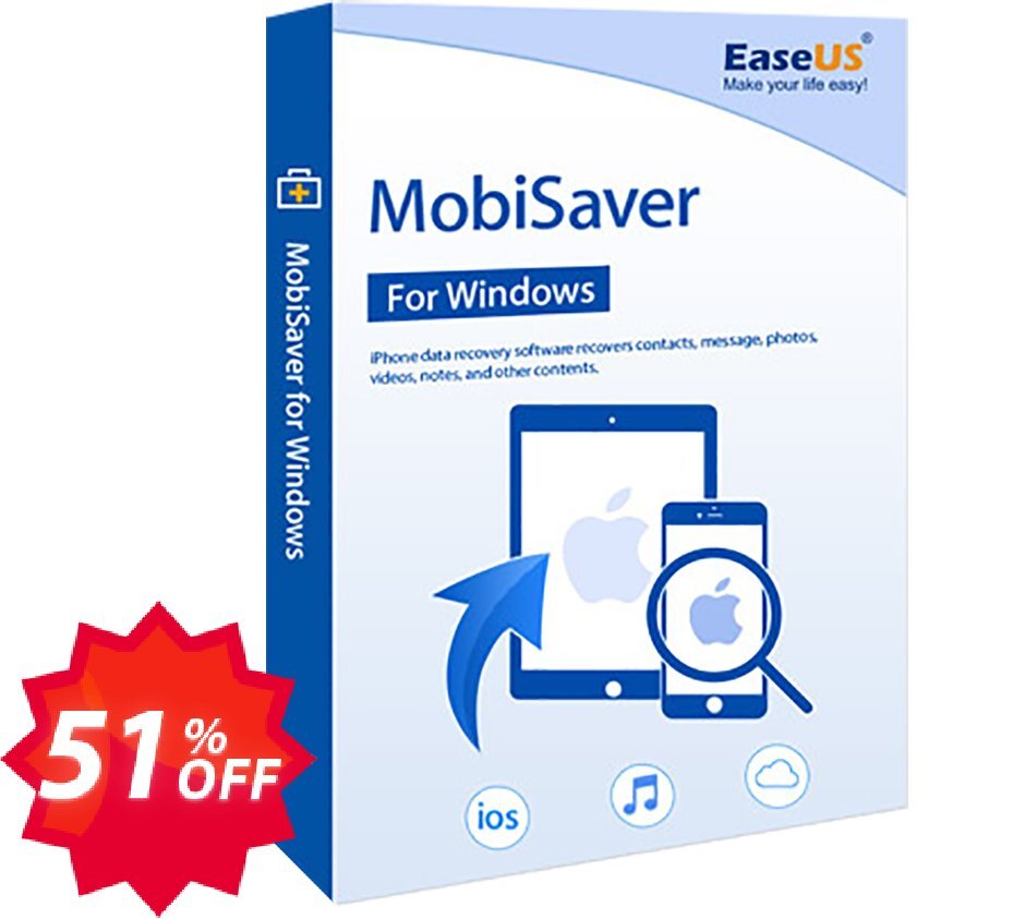 EaseUS MobiSaver Pro Coupon code 51% discount 