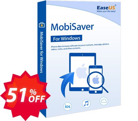 EaseUS MobiSaver Pro, Yearly  Coupon code 51% discount 