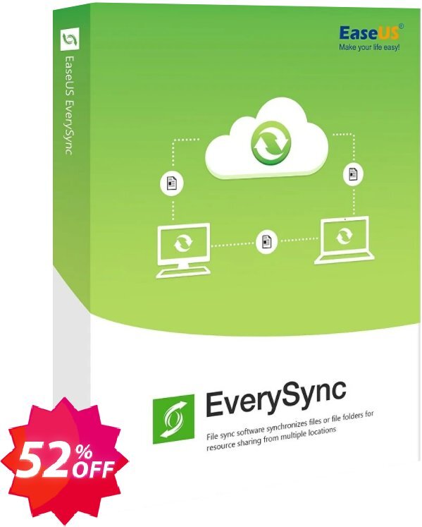 EaseUS EverySync Coupon code 52% discount 