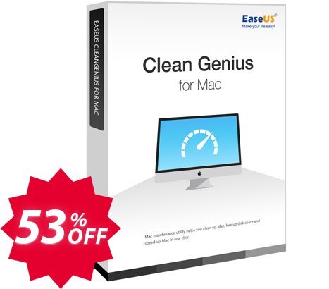 EaseUS CleanGenius Coupon code 53% discount 