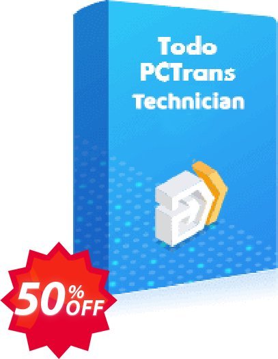 EaseUS Todo PCTrans Technician, 2-year  Coupon code 50% discount 