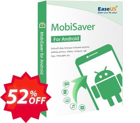EaseUS MobiSaver for Android Coupon code 52% discount 