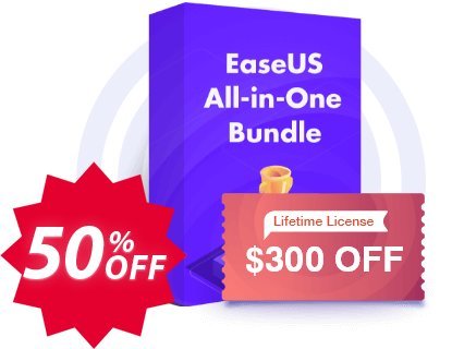 EaseUS All-In-One Bundle 1-month Plan Coupon code 50% discount 