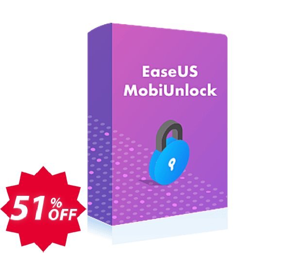 EaseUS MobiUnlock Coupon code 51% discount 