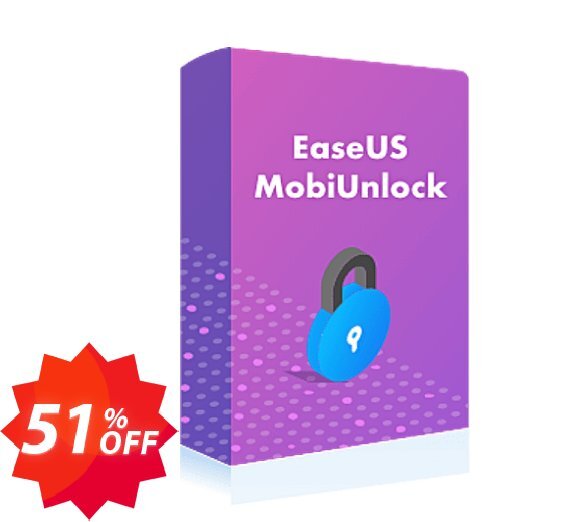 EaseUS MobiUnlock Lifetime Plan Coupon code 51% discount 