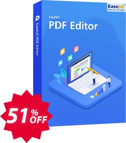 EaseUS PDF Editor Lifetime Coupon code 51% discount 