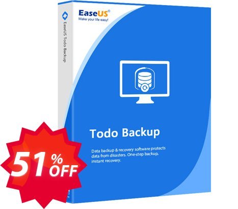 EaseUS Todo Backup Workstation, 2 year  Coupon code 51% discount 