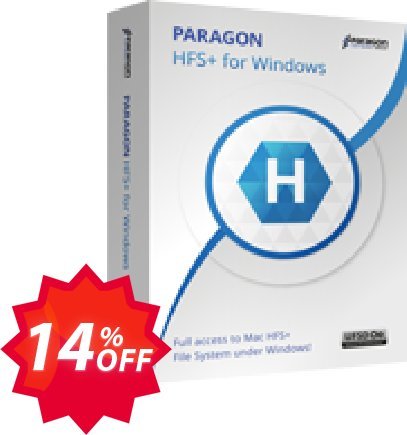 Paragon HFS+ for WINDOWS Coupon code 14% discount 