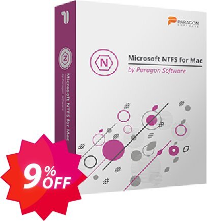 Paragon NTFS for MAC Coupon code 9% discount 