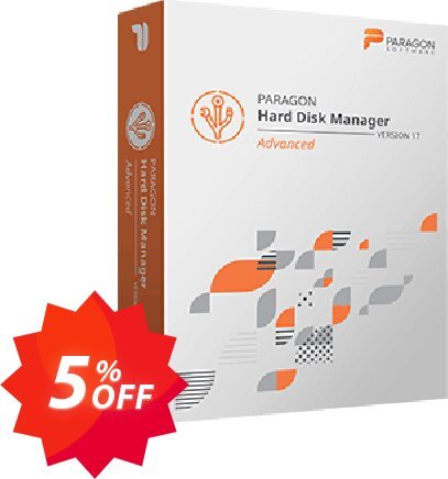 Paragon Backup & Recovery Coupon code 5% discount 