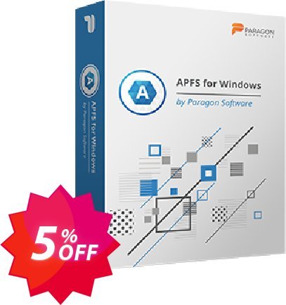 Paragon APFS for WINDOWS Coupon code 5% discount 