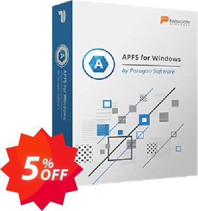 Paragon APFS for WINDOWS Coupon code 5% discount 