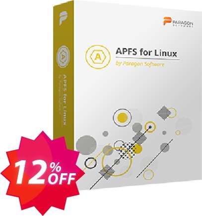 Paragon APFS for Linux Coupon code 12% discount 