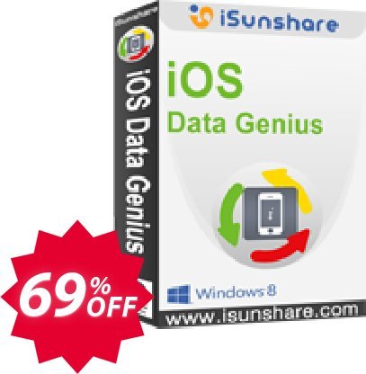 iSunshare iOS Data Genius Coupon code 69% discount 