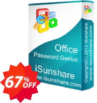 iSunshare Office Password Genius Coupon code 67% discount 