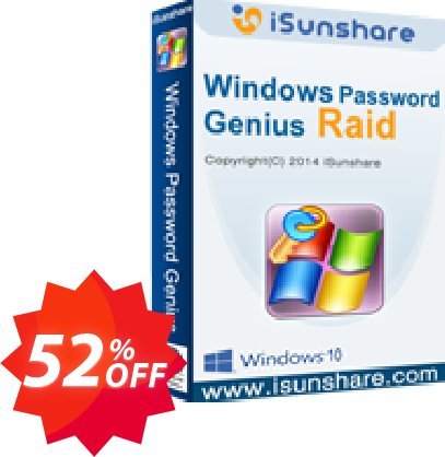 iSunshare WINDOWS Password Genius for MAC Raid Coupon code 52% discount 